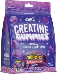 CREATINE GUMMIES APPLIED NUTRITION BLACKCURRANT